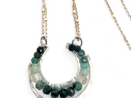 Blue Rainbow Necklace 83190N For Cheap