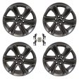 Ford Racing 2024+ Ford F-150 20in x 8.5in Dark Alloy Wheel Kit Fashion