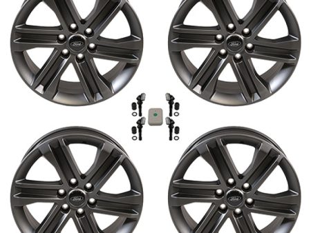 Ford Racing 2024+ Ford F-150 20in x 8.5in Dark Alloy Wheel Kit Fashion