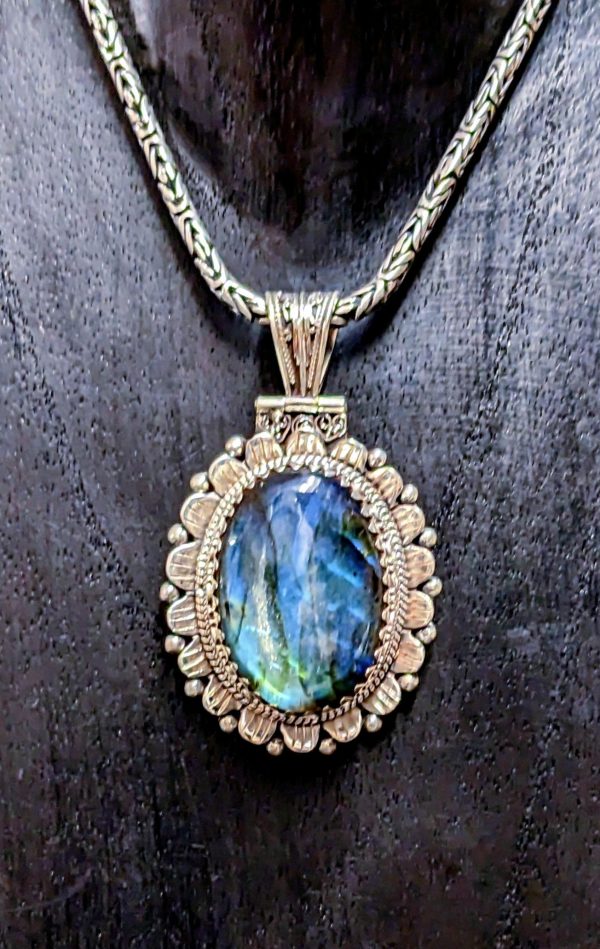 Transformative Labradorite Aura Pendant Discount