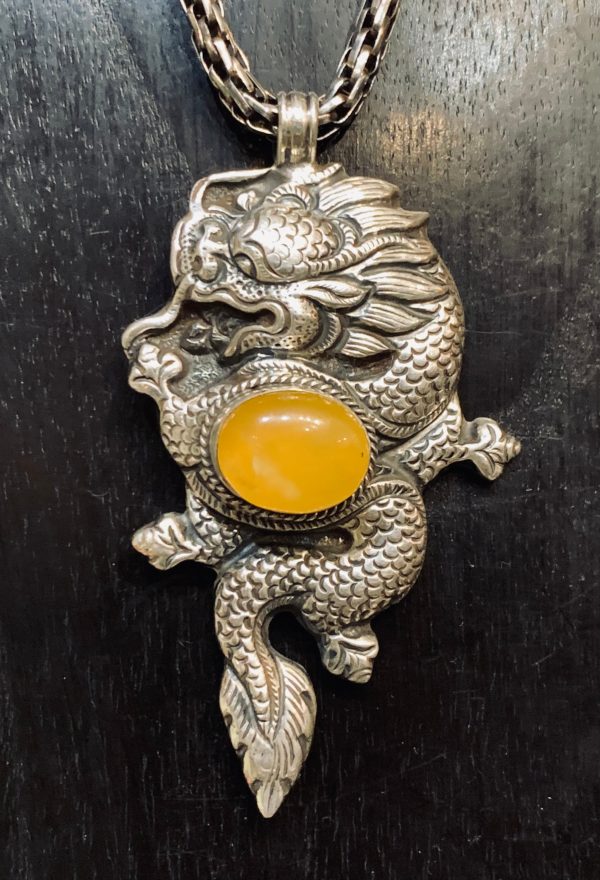 Dragon Amber Pendant For Cheap