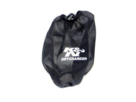 K&N Black Drycharger Round Tapered Air Filter Wrap 5in Top ID   7.5in Base ID   8in Height Online