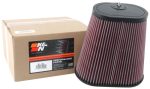 K&N Universal Clamp-On Air Filter 3-1 8in Dual FLG  8-7 8in X 5-3 16 B 6-1 4in X 4IN T, 9inH W STUD For Discount