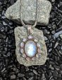 Ethereal Moonlight of Moonstone Pendant For Sale