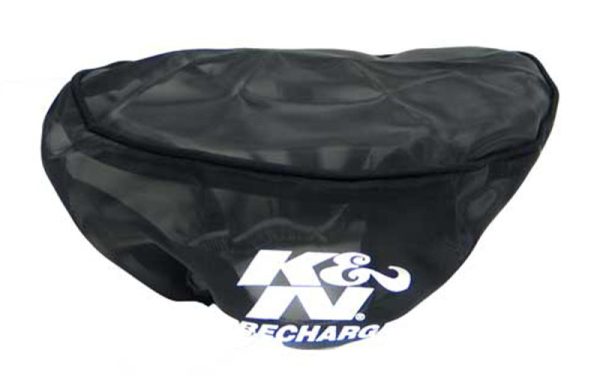 K&N Precharger Air Filter Wrap Round Straight Black 7in ID x 3in H Online Hot Sale