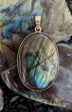 Sleek Statement Labradorite Pendant Discount