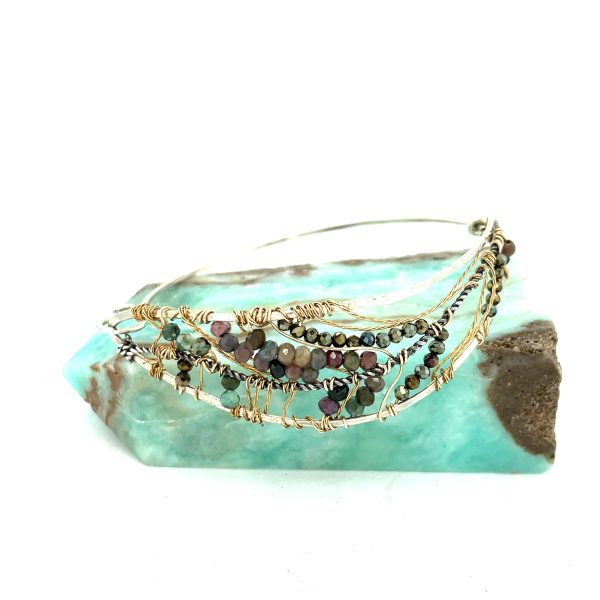 Tourmaline Leaf Bracelet B371 Online Sale