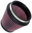 K&N Universal Clamp-On Air Filter 6in FLG   7-1 2in B   5in T   6in H Fashion