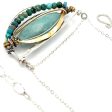 Amazonite Slide Necklace 83490N For Sale