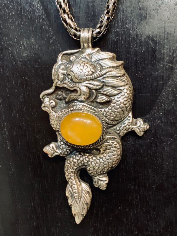 Dragon Amber Pendant For Cheap