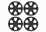 Ford Racing 2024 F-150 22in Wheel Kit - Black w Machined Face Supply