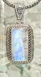 Elegant Statement Moonstone Pendant on Sale