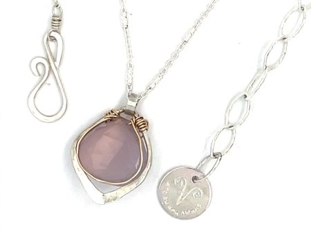 Chalcedony Bud Necklace 83275N For Discount