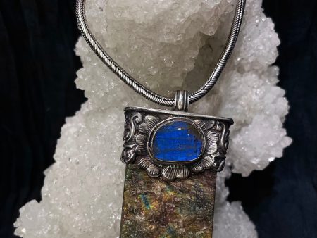 Cosmic Guardian Labradorite Pendant Sale