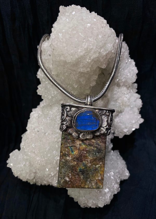 Cosmic Guardian Labradorite Pendant Sale